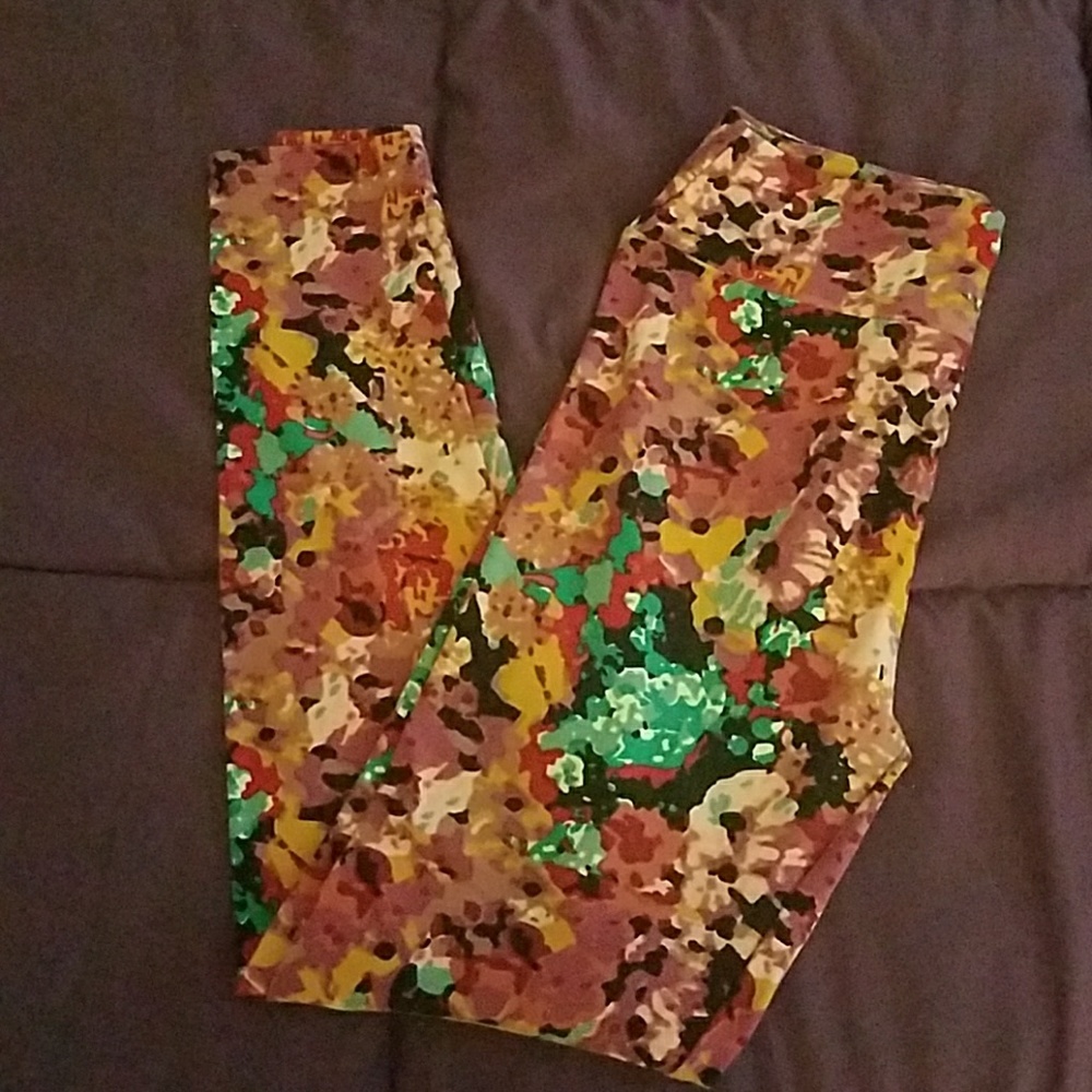 Multicolored lularoe leggings